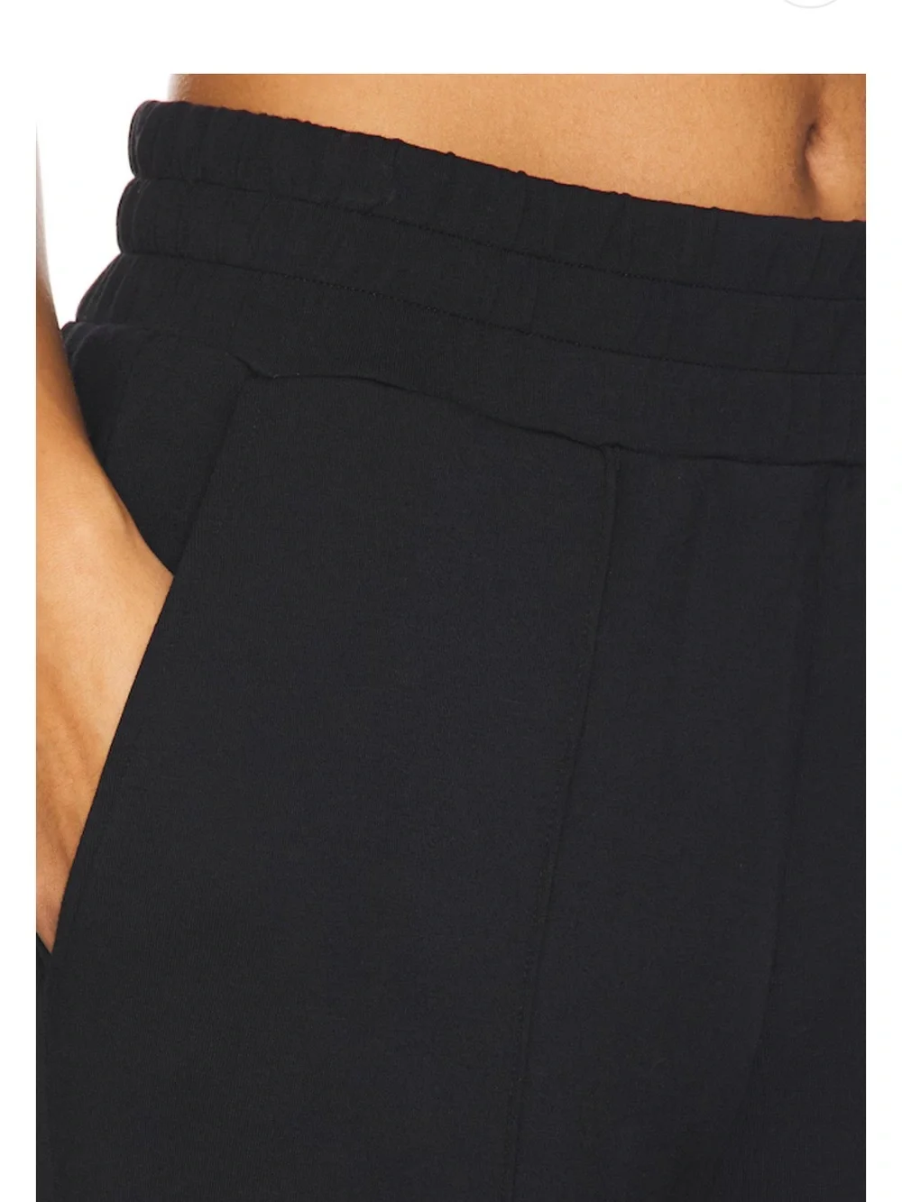 Varley Black Wide-Leg Pull-On Pants NWT Sz Med - Picture 3 of 4